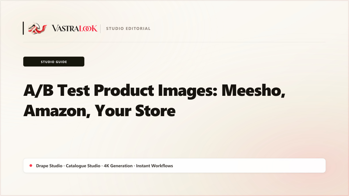 A/B Test Product Images: Meesho, Amazon, Your Store
