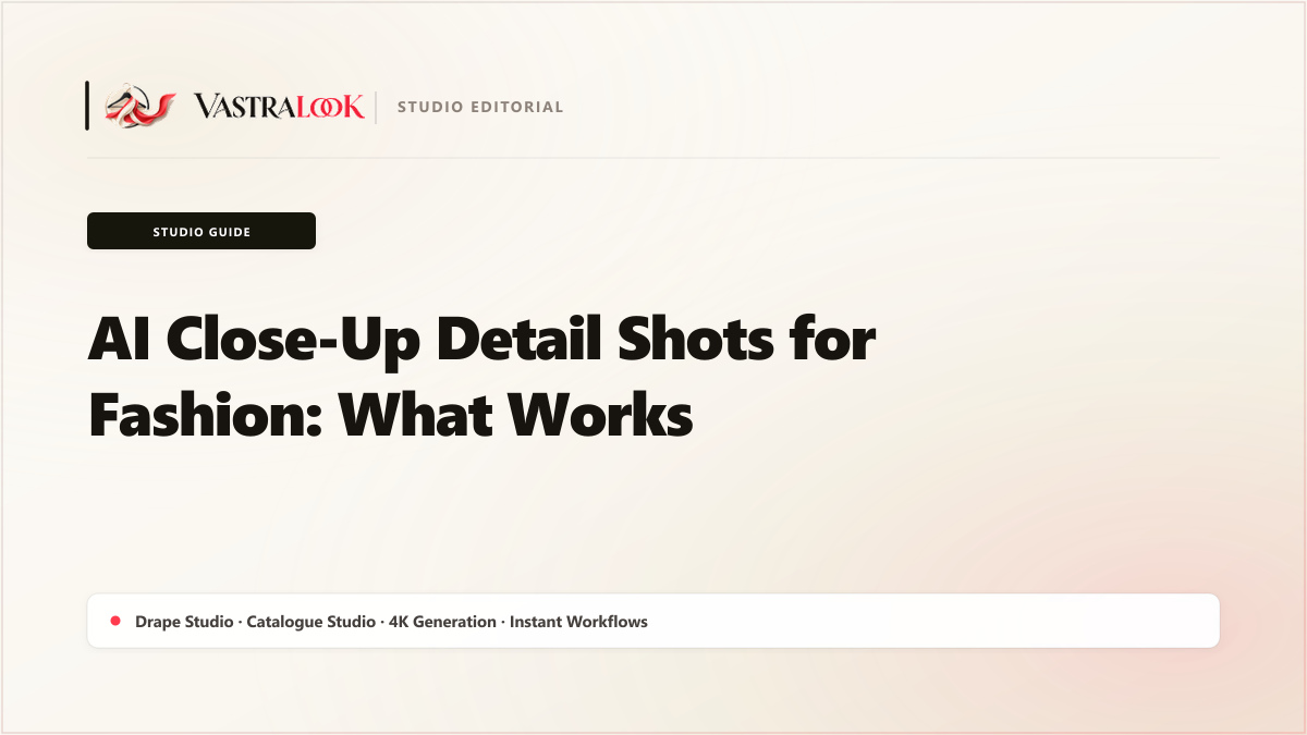 AI Close-Up Detail Shots for Fashion: What Works