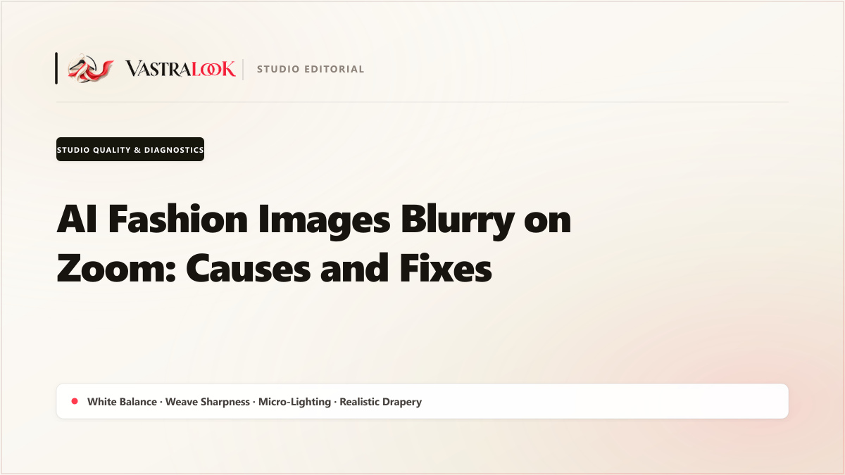 AI Fashion Images Blurry on Zoom: Causes and Fixes