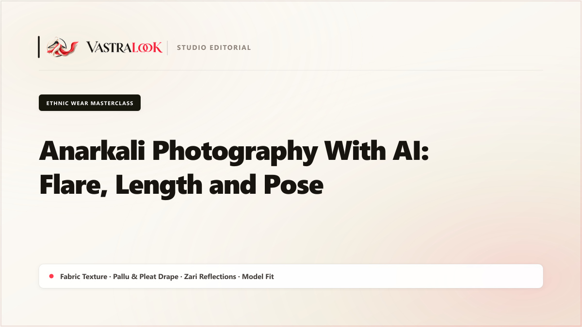 Anarkali Photography With AI: Flare, Length and Pose