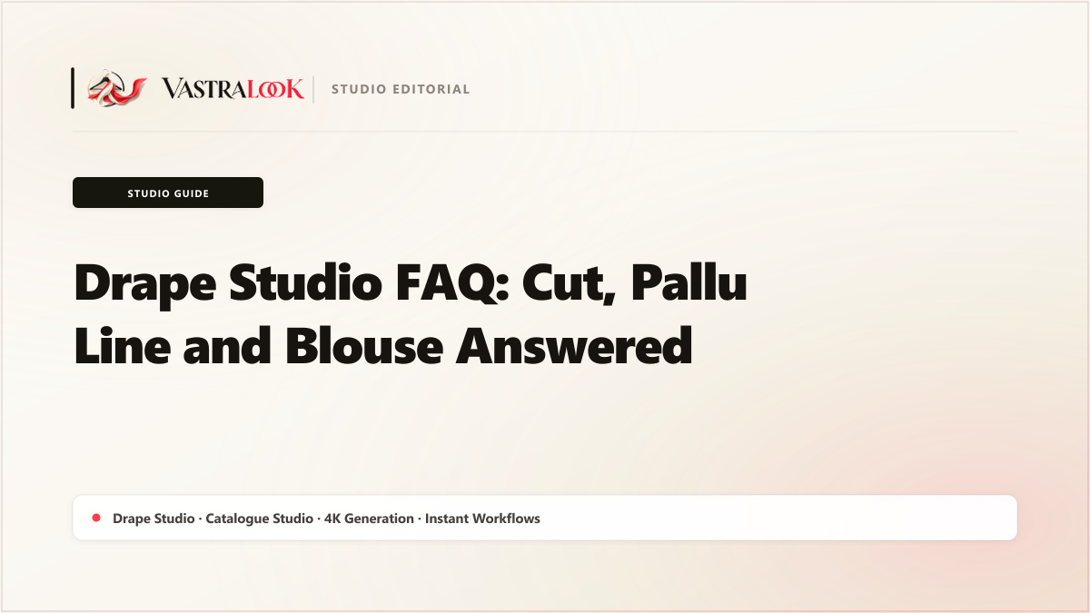 Drape Studio FAQ: Cut, Pallu Line and Blouse Answered
