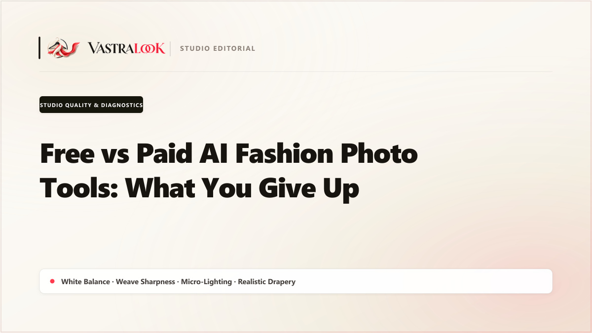 Free vs Paid AI Fashion Photo Tools: What You Give Up