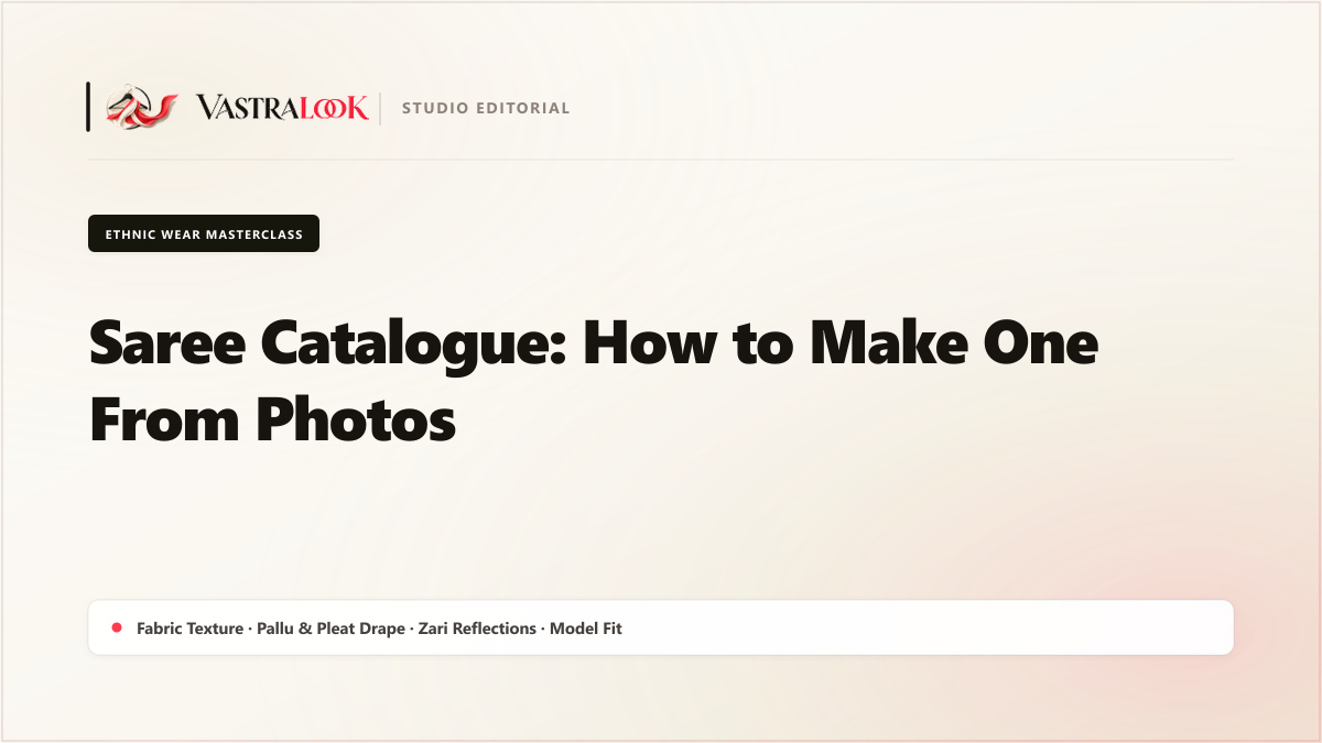 Saree Catalogue: How to Make One From Photos (2026)