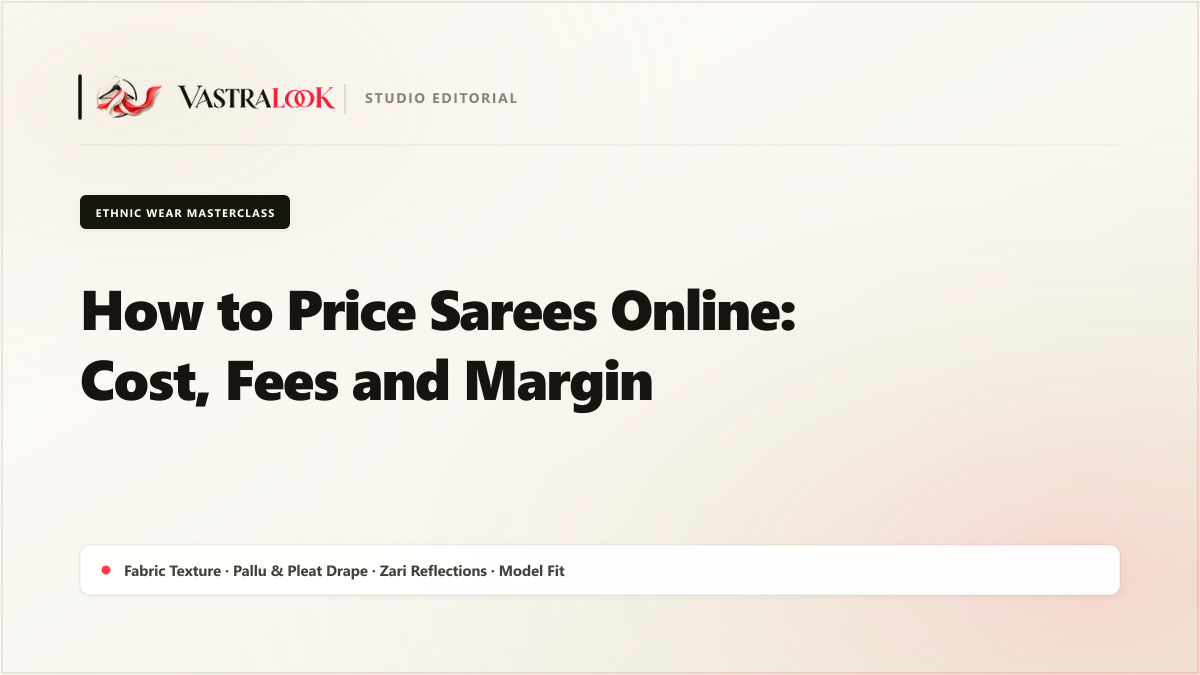How to Price Sarees Online: Cost, Fees and Margin