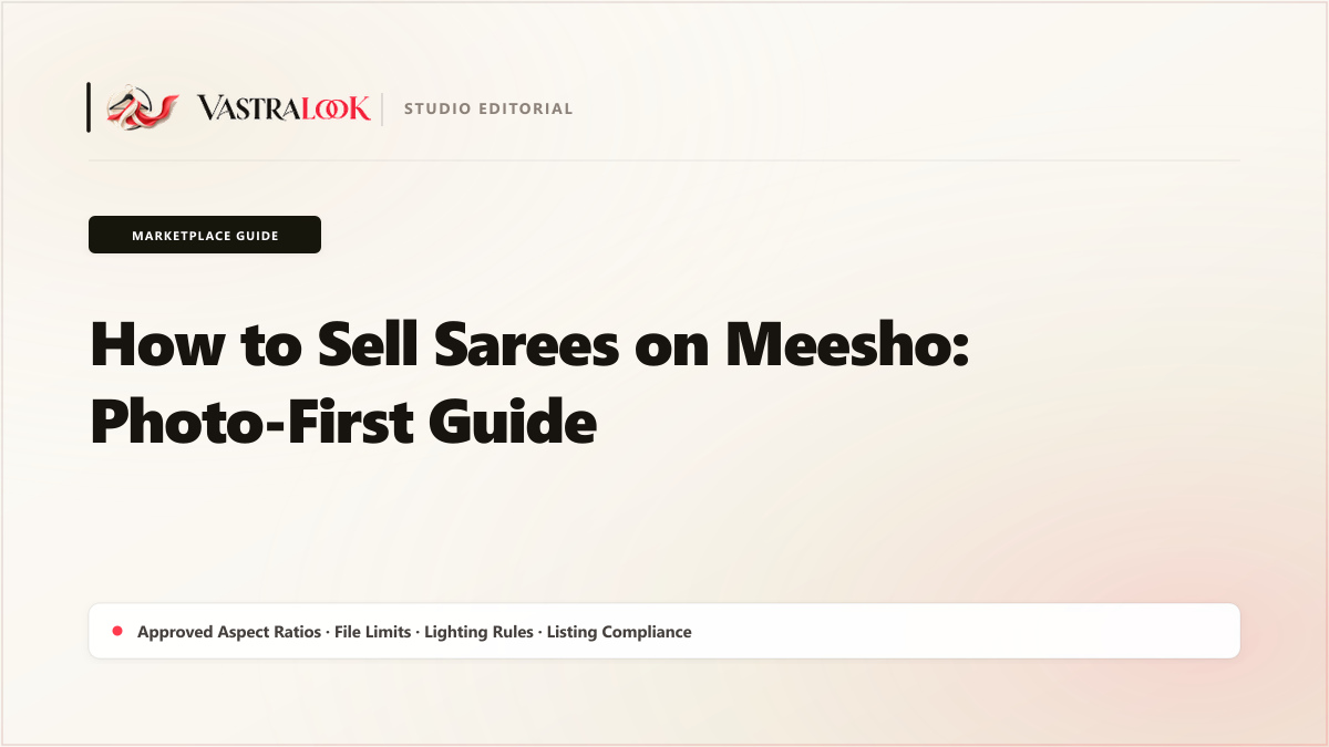 How to Sell Sarees on Meesho: Photo-First Guide (2026)
