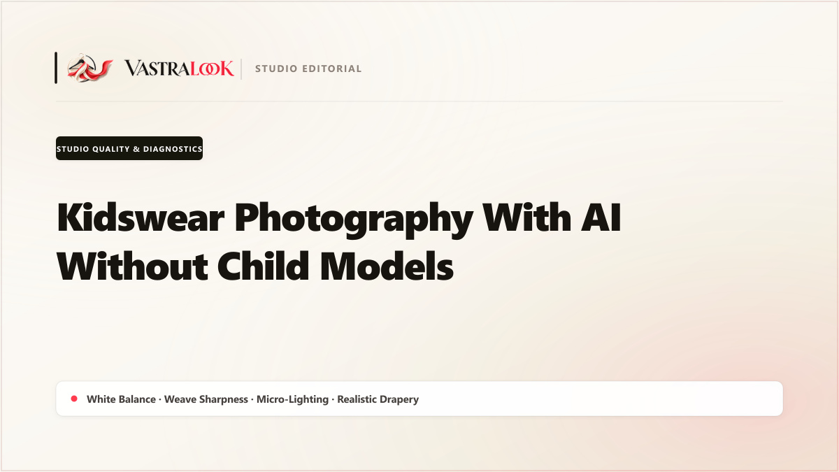 Kidswear Photography With AI Without Child Models