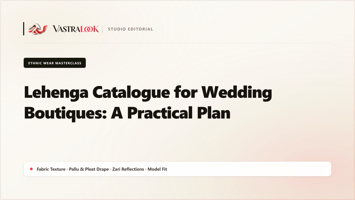 Lehenga Catalogue for Wedding Boutiques: A Practical Plan