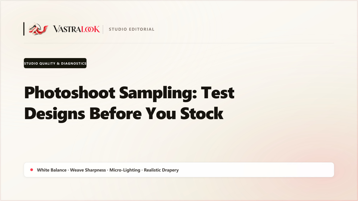 Photoshoot Sampling: Test Designs Before You Stock