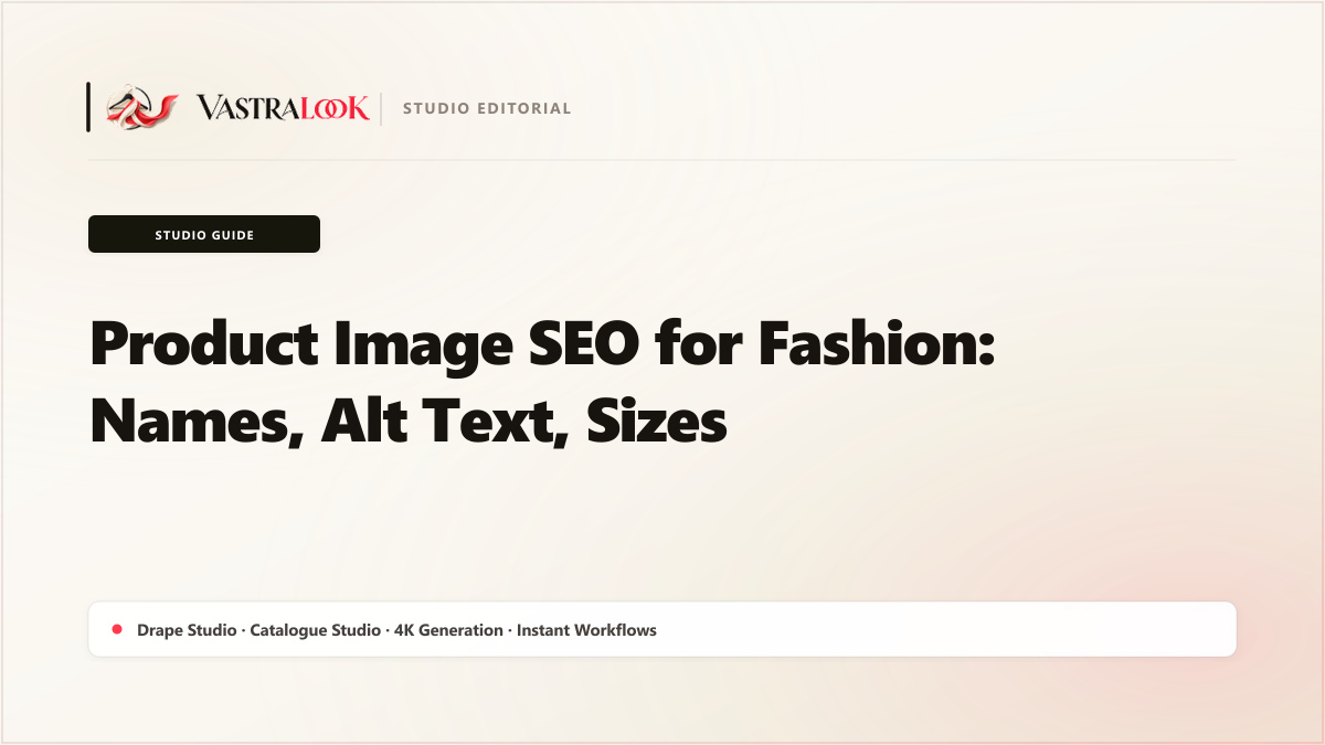 Product Image SEO for Fashion: Names, Alt Text, Sizes