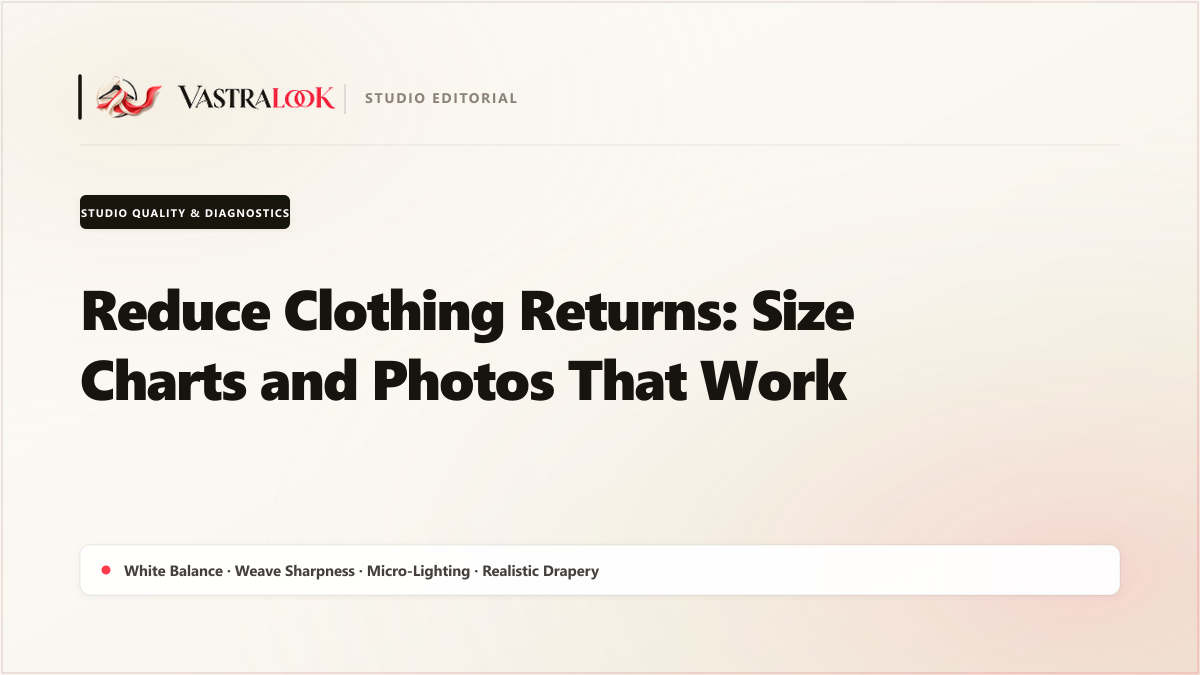 Reduce Clothing Returns: Size Charts and Photos That Work