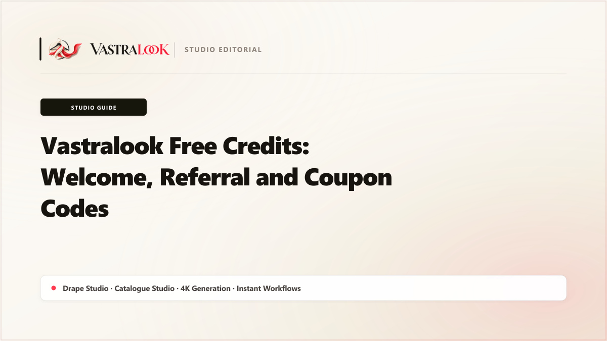 Vastralook Free Credits: Welcome, Referral and Coupon Codes