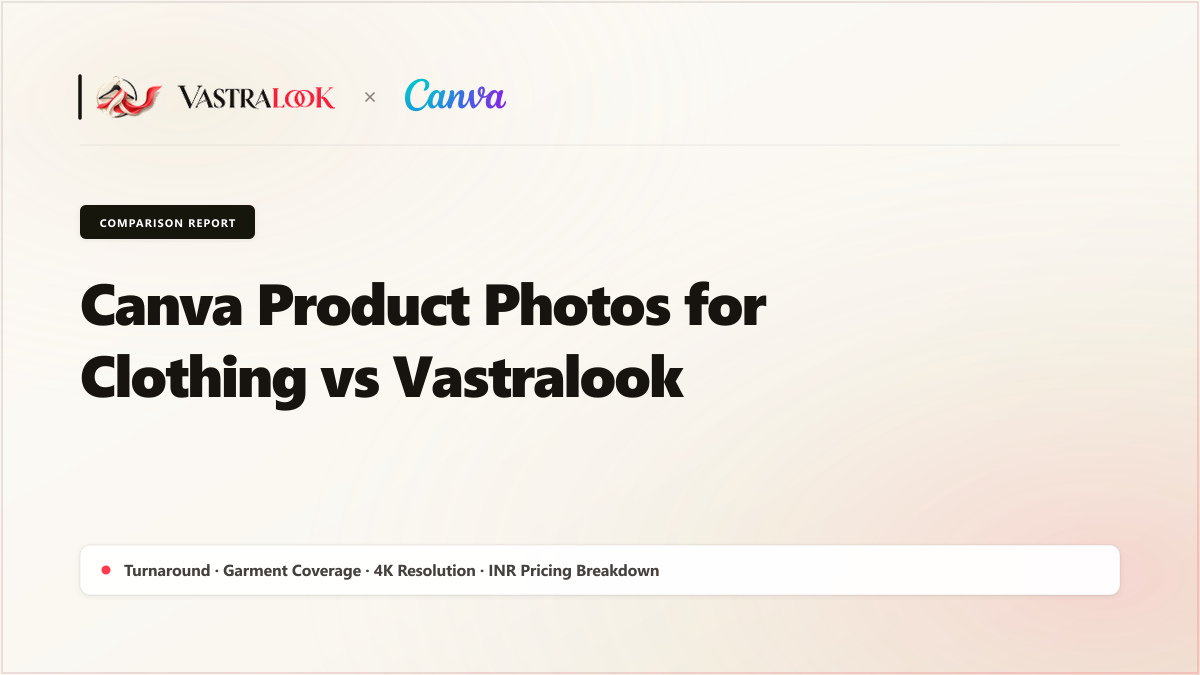 Canva Product Photos for Clothing vs Vastralook