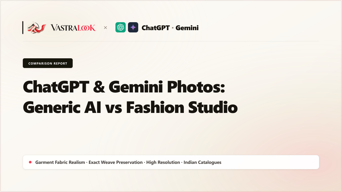 ChatGPT for Product Photography vs Vastralook