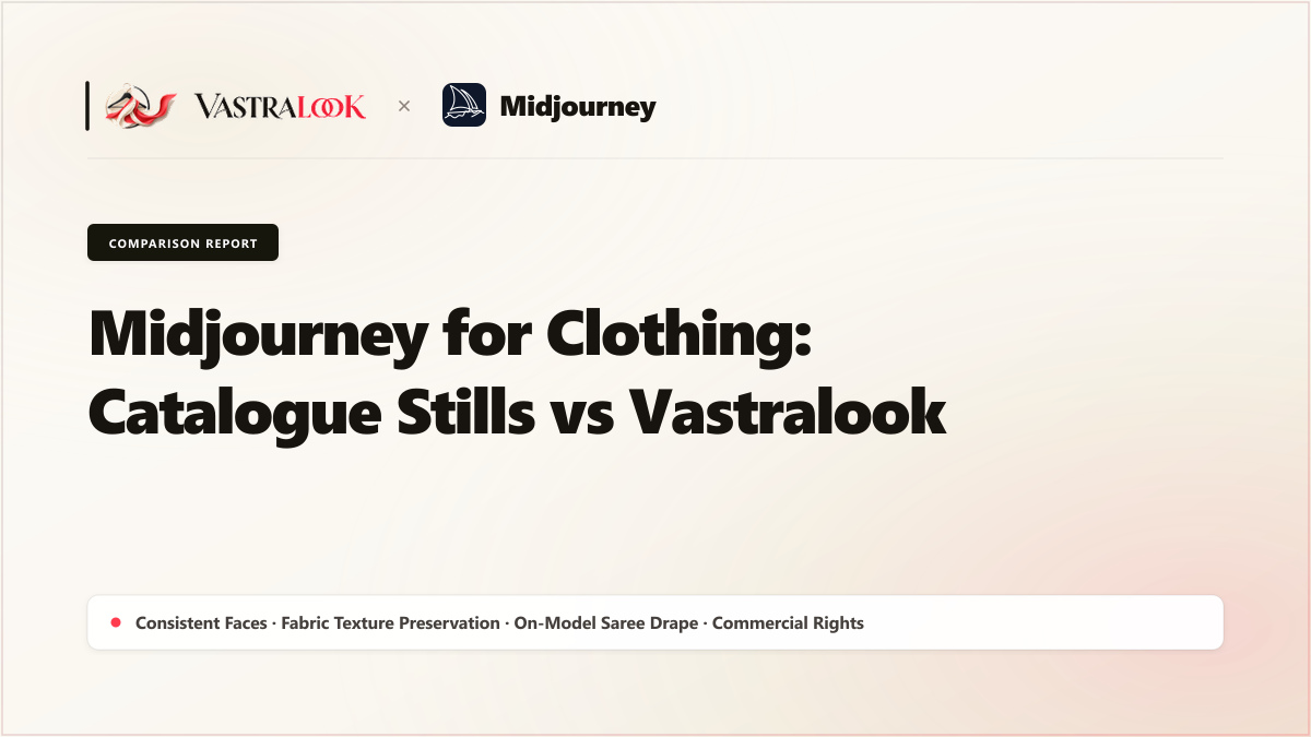 Midjourney for Clothing Catalogues: vs Vastralook