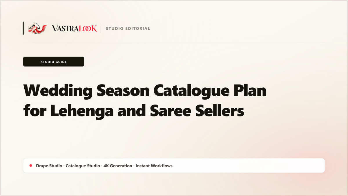 Wedding Season Catalogue Plan for Lehenga and Saree Sellers
