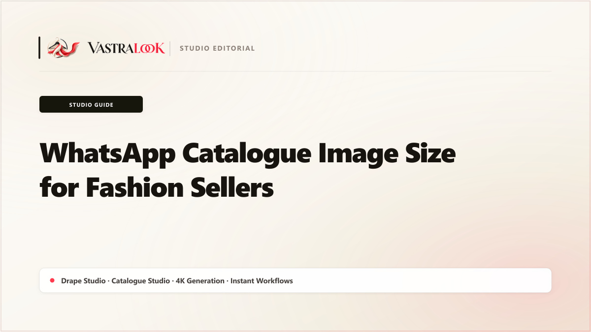 WhatsApp Catalogue Image Size for Fashion Sellers (2026)