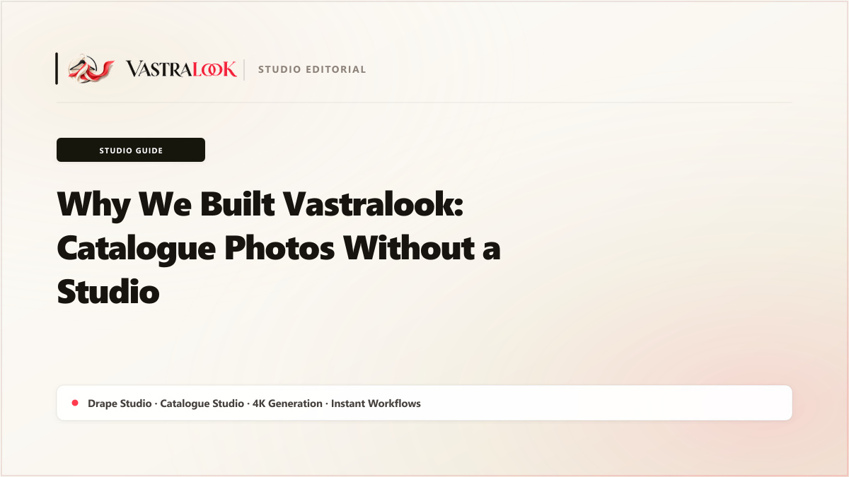 Why We Built Vastralook: Catalogue Photos Without a Studio