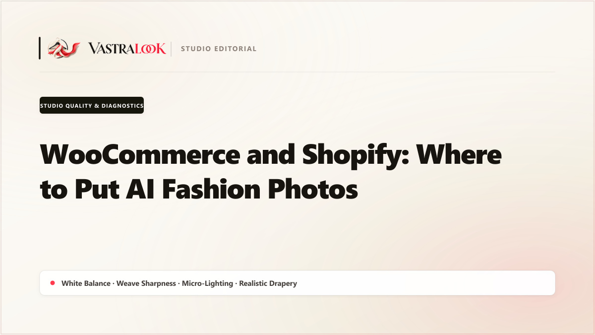 WooCommerce and Shopify: Where to Put AI Fashion Photos