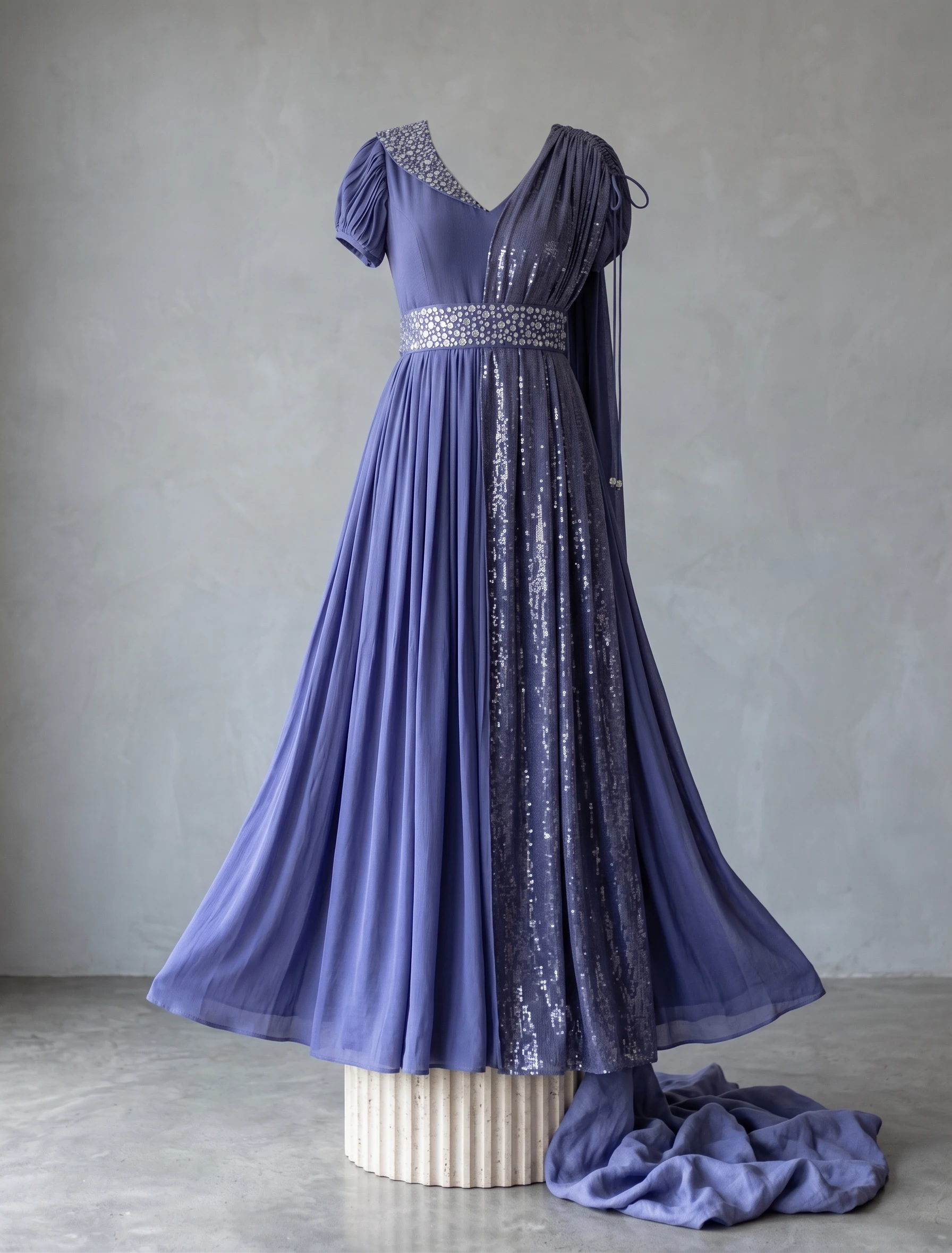 Draped Dress reference 3