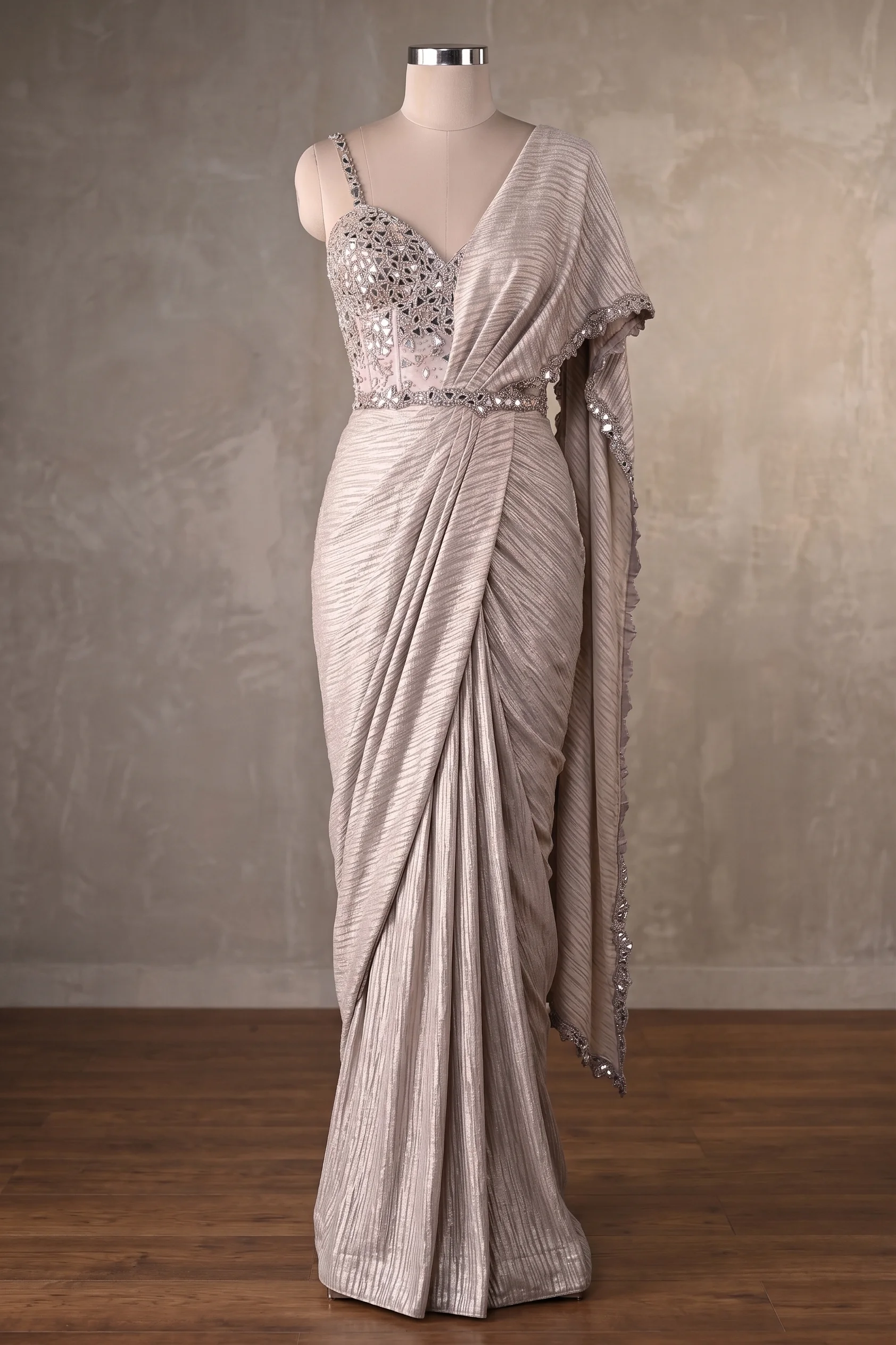 Saree Gown reference 4