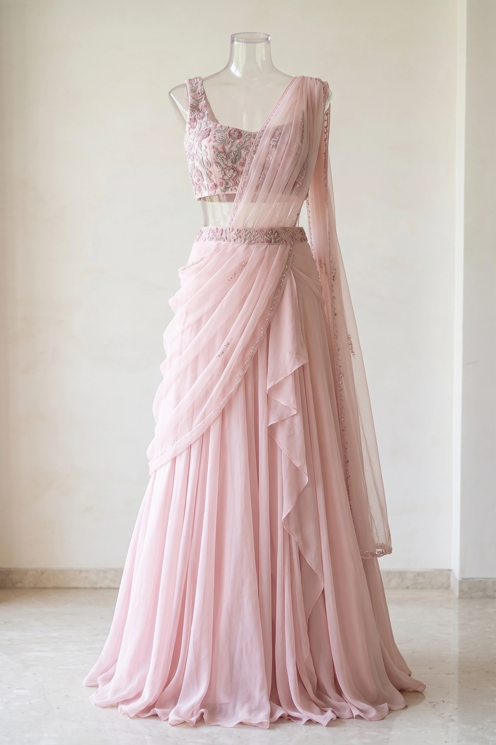 Saree Gown reference 5
