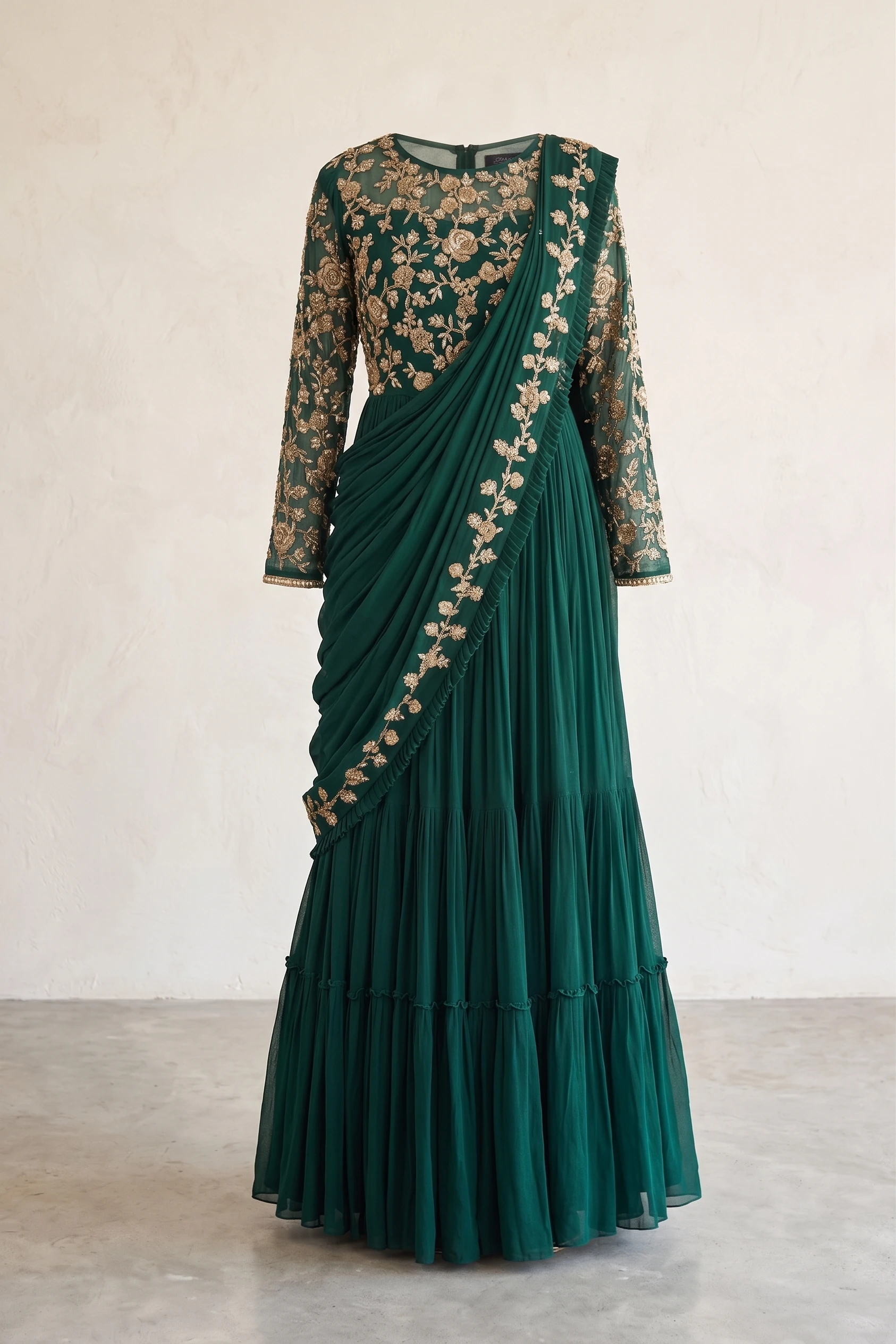Saree Gown reference 7