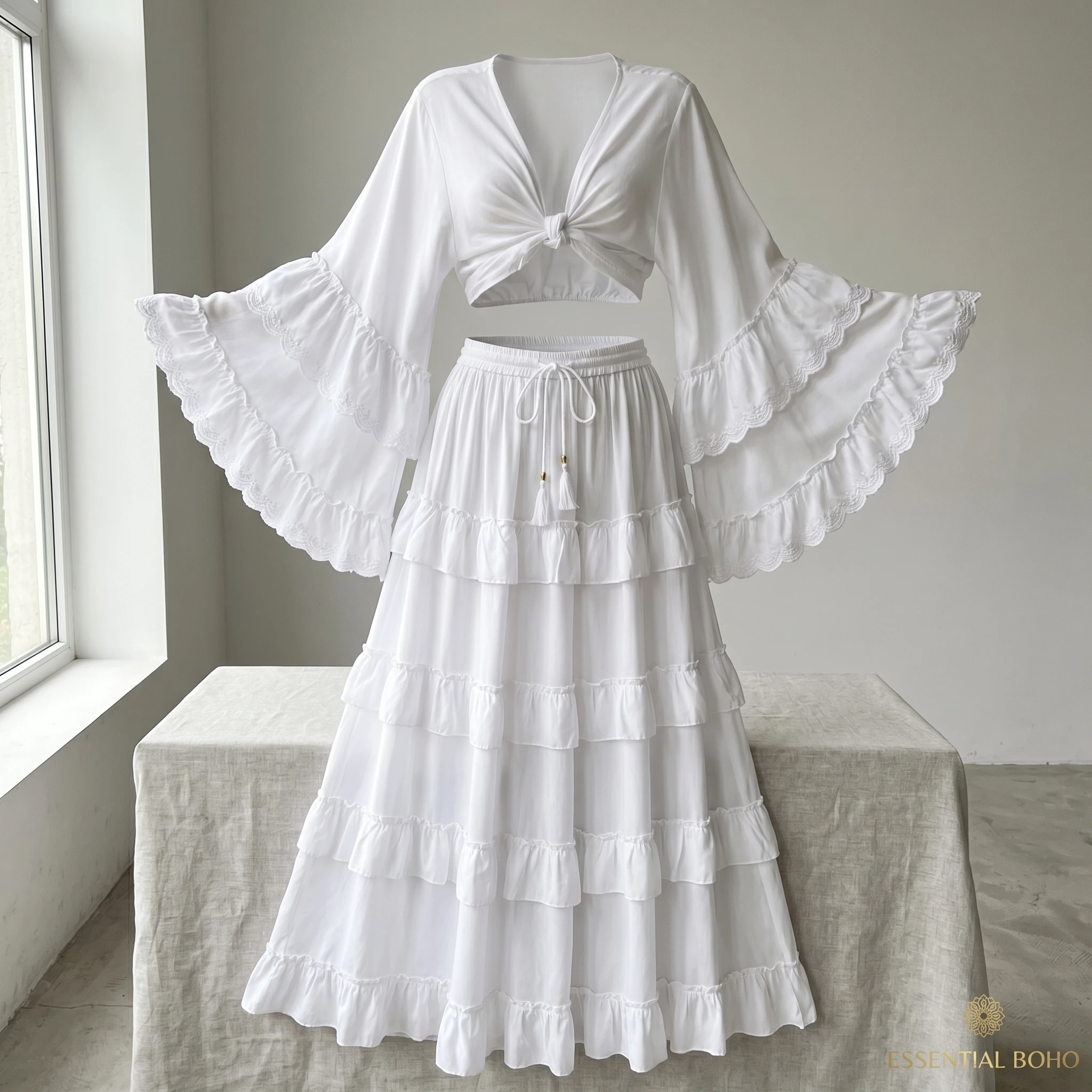 Tiered Skirt Set reference 4