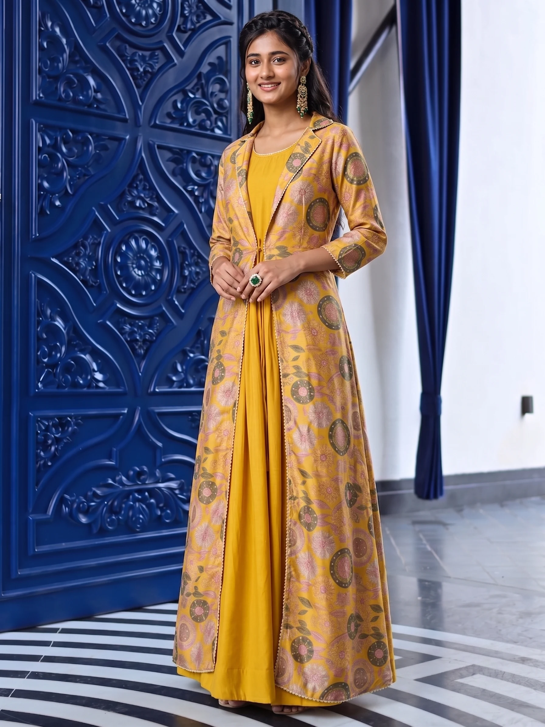indo-western gown frame 6 of 6, generated on-model