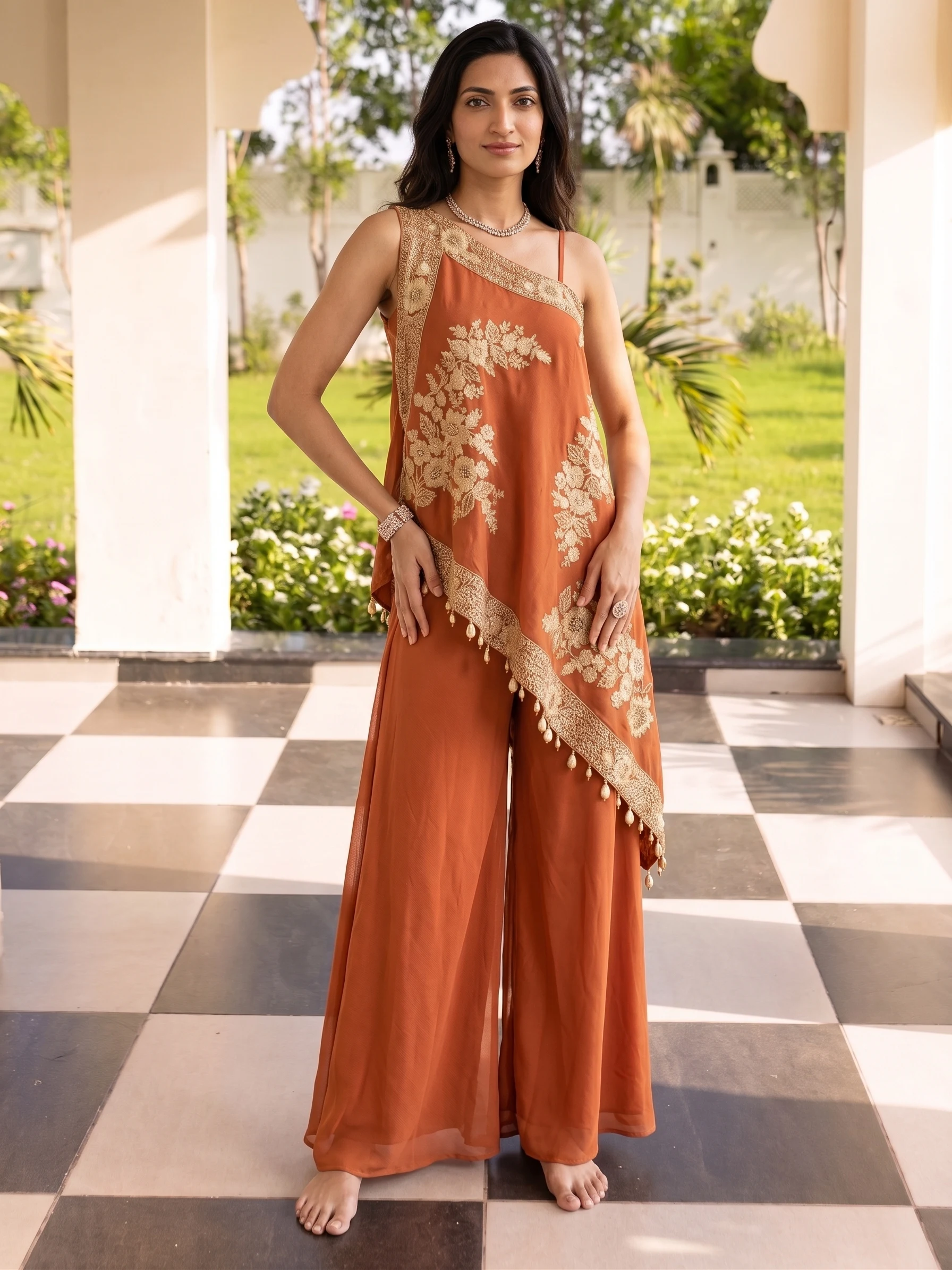 indo-western dress frame 6 of 6, generated on-model