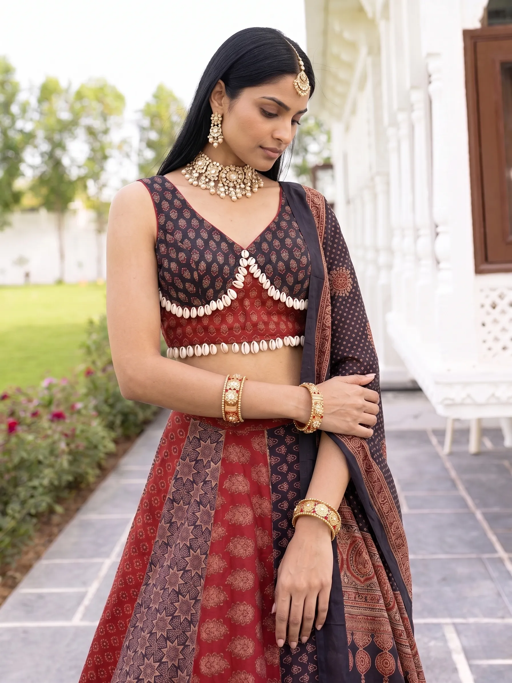 lehenga choli frame 2 of 6, generated on-model