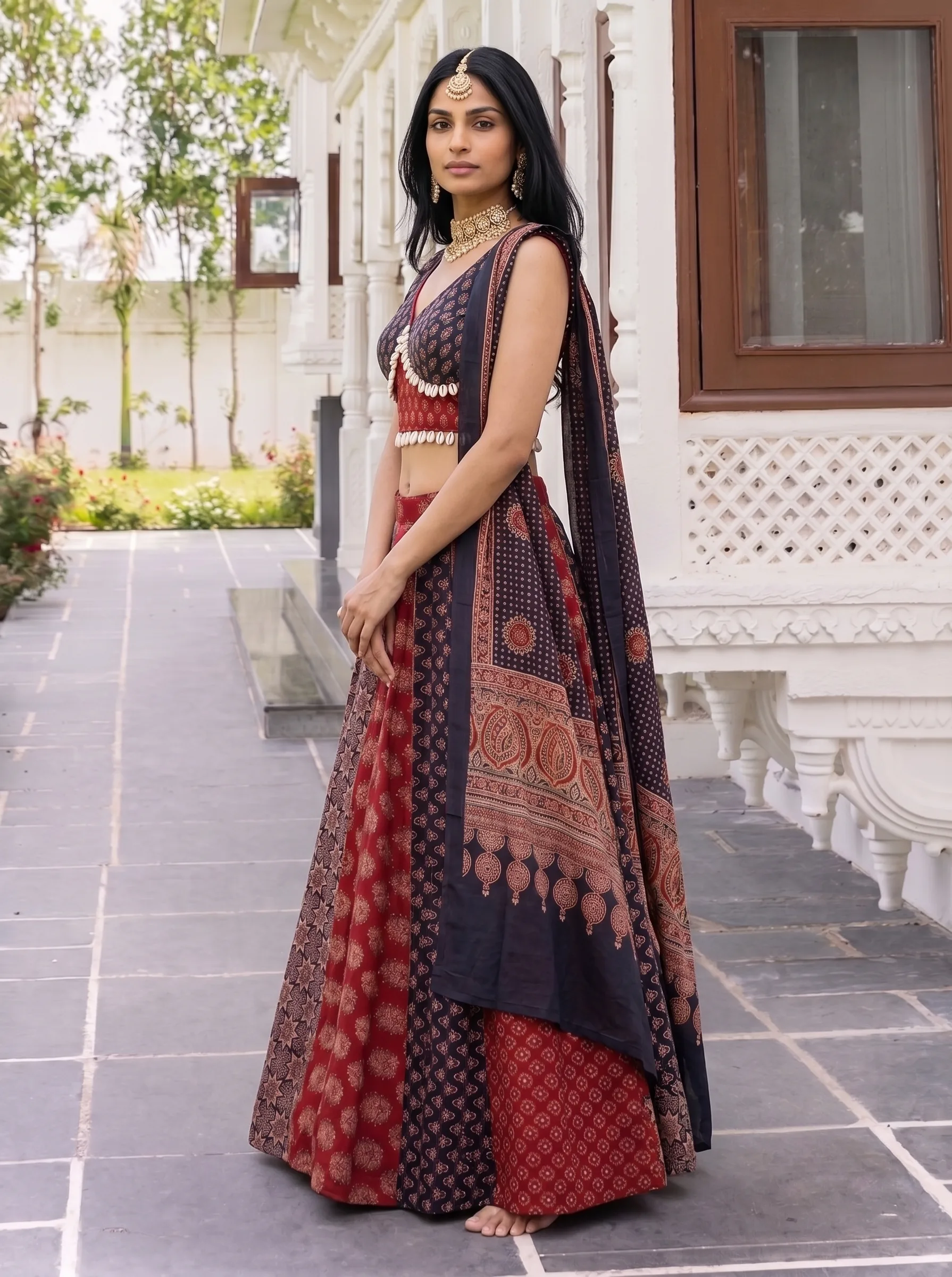 lehenga choli frame 3 of 6, generated on-model