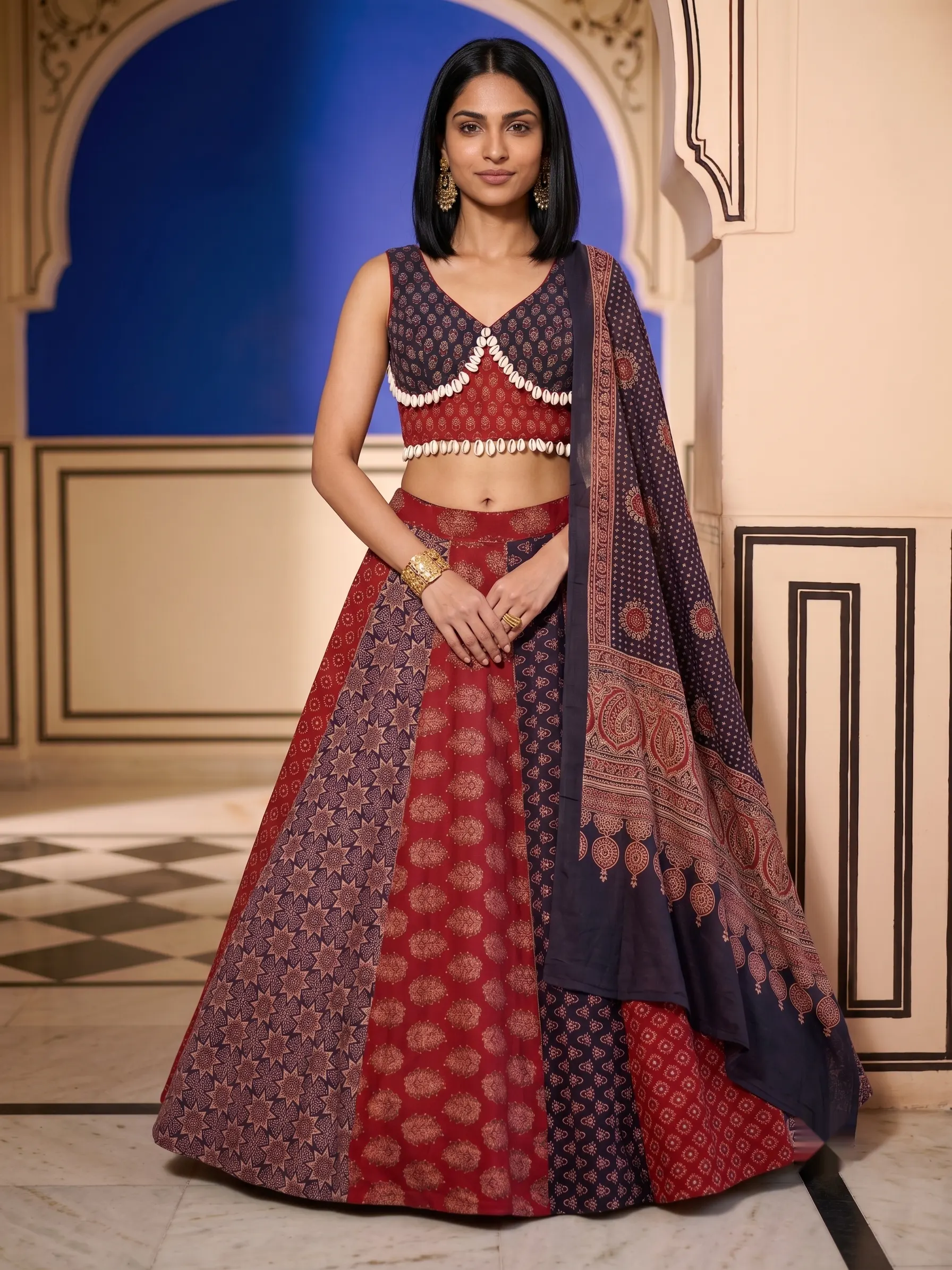 lehenga choli frame 5 of 6, generated on-model