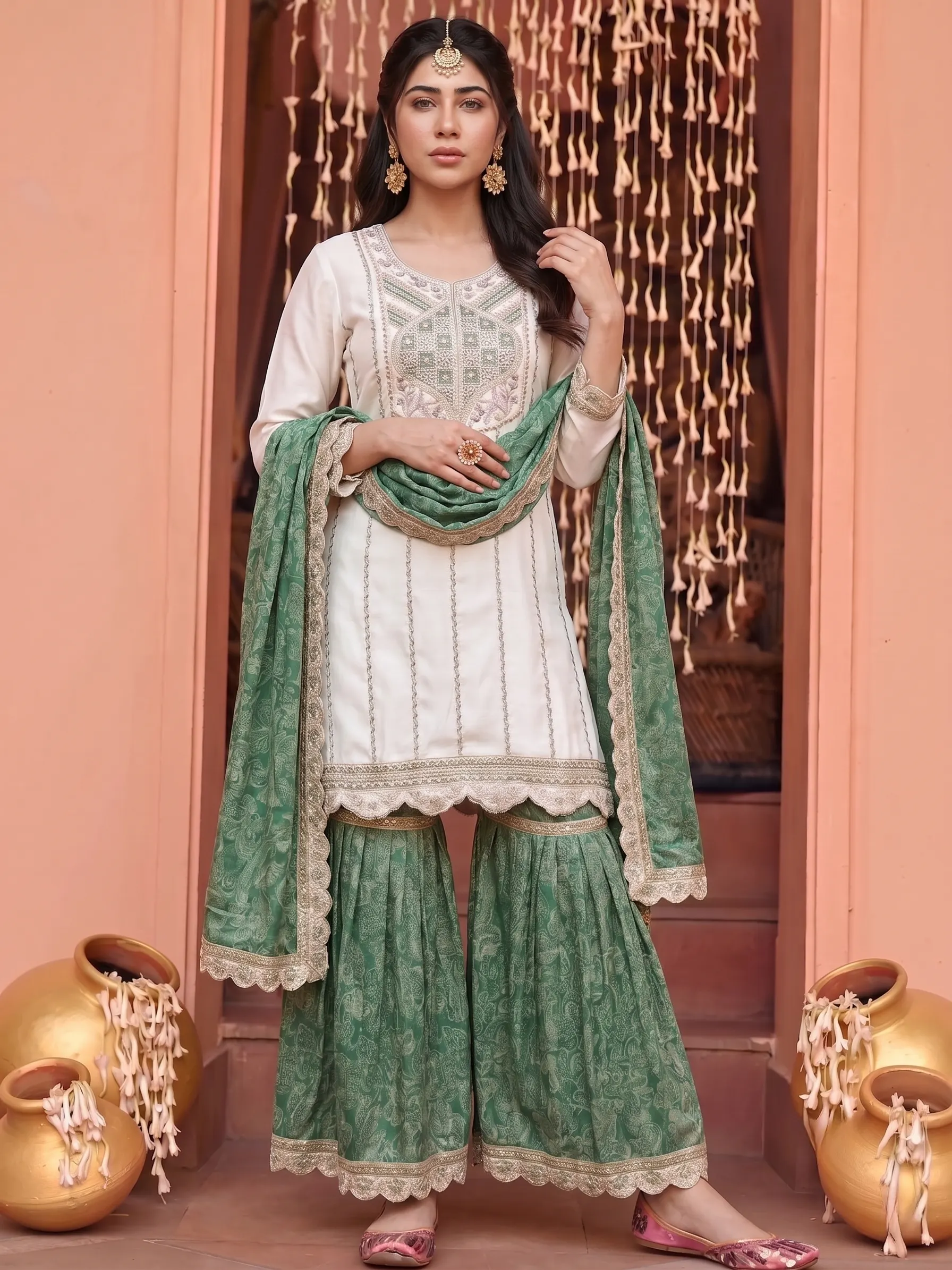 salwar kameez frame 1 of 6, generated on-model