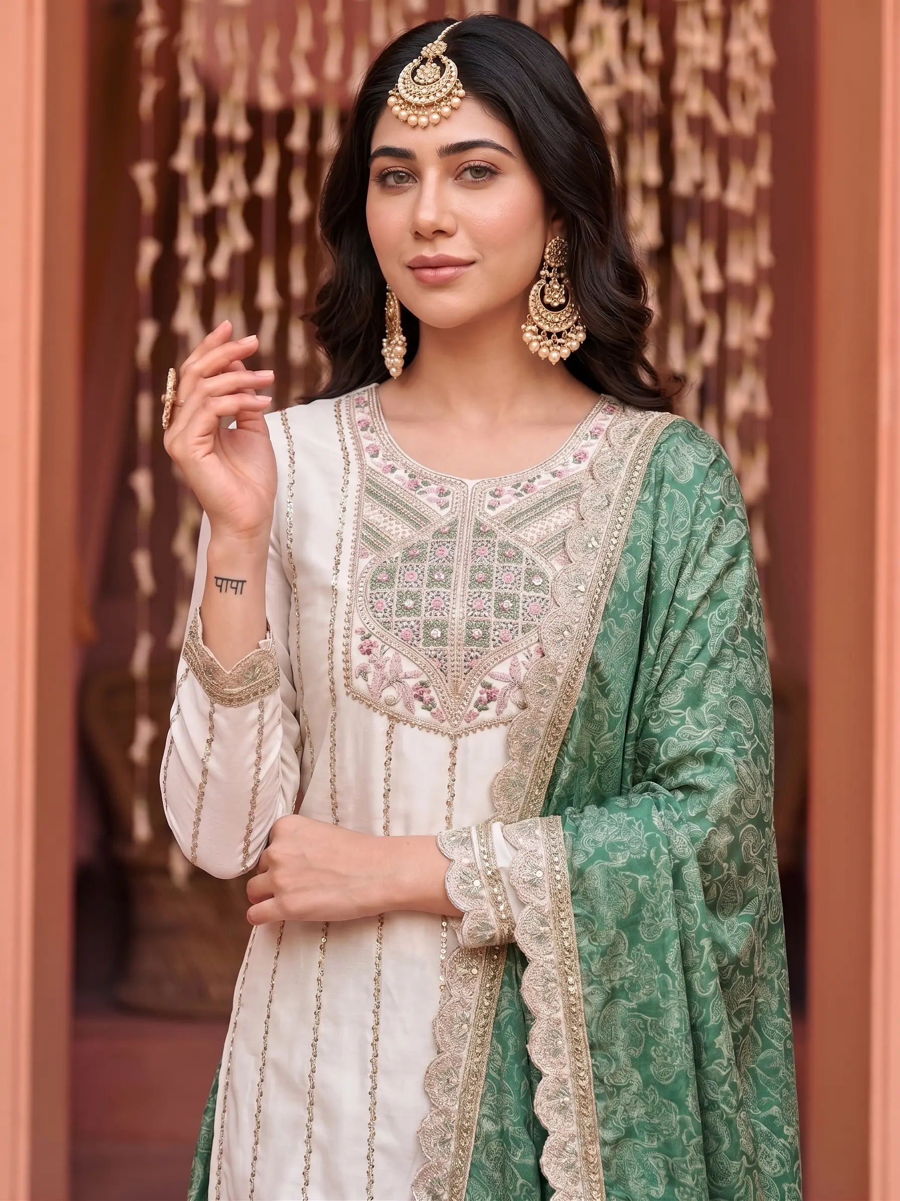 salwar kameez frame 2 of 6, generated on-model