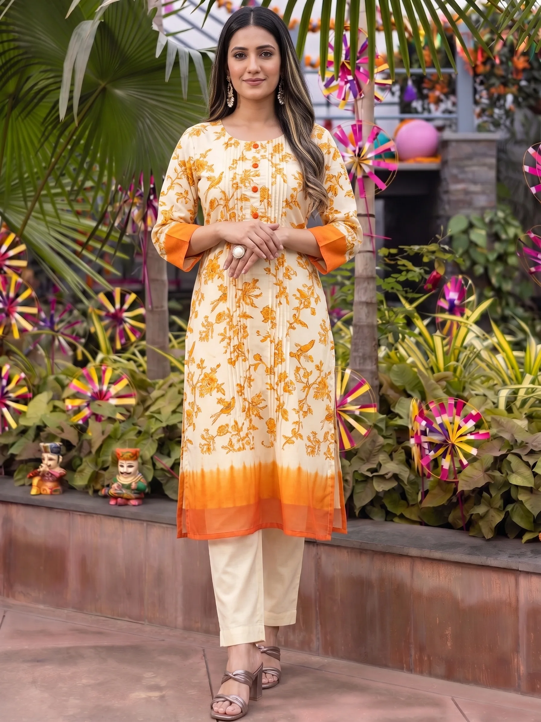 kurti set frame 1 of 6, generated on-model