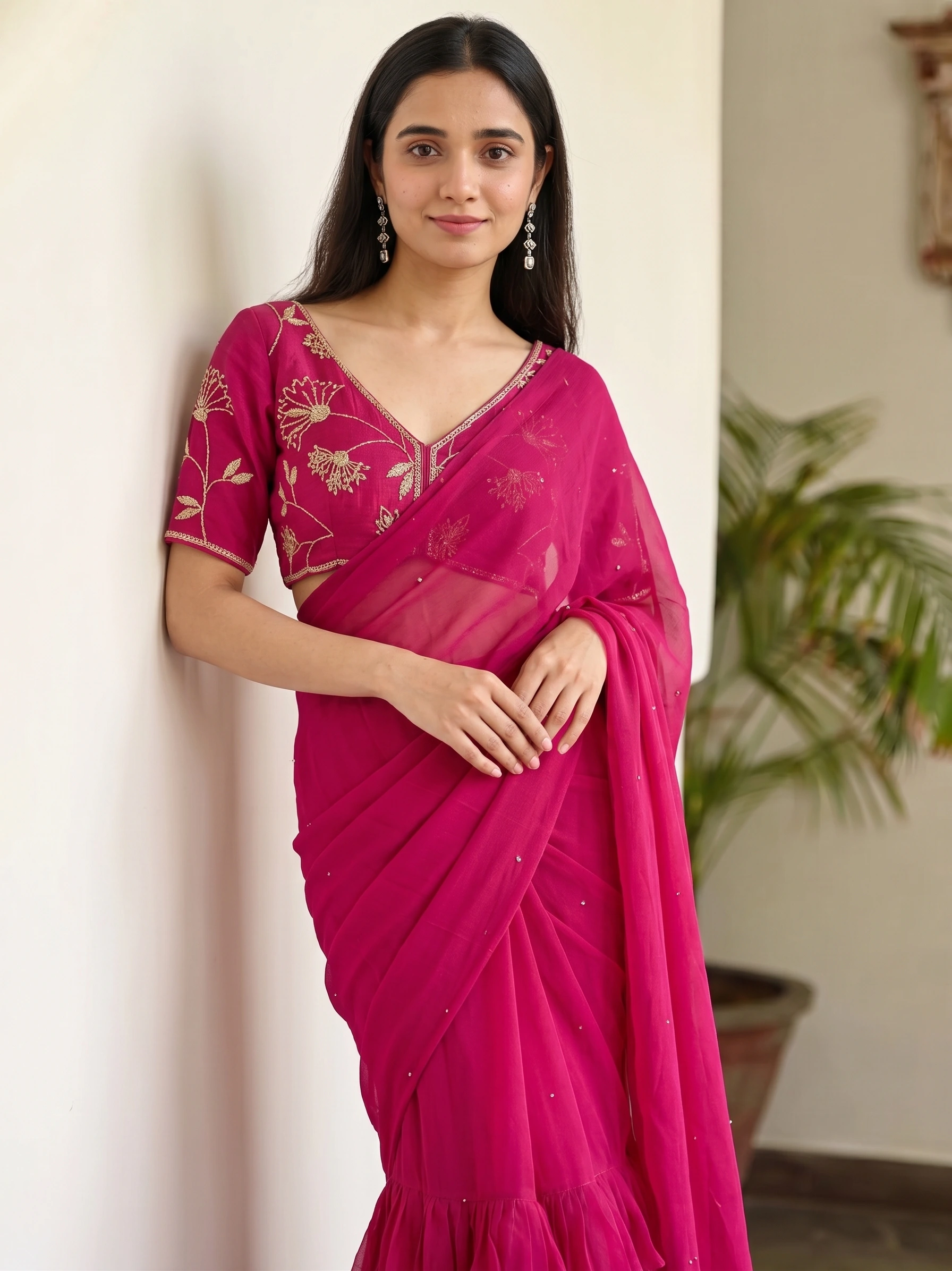 Garment on a model, frame 5