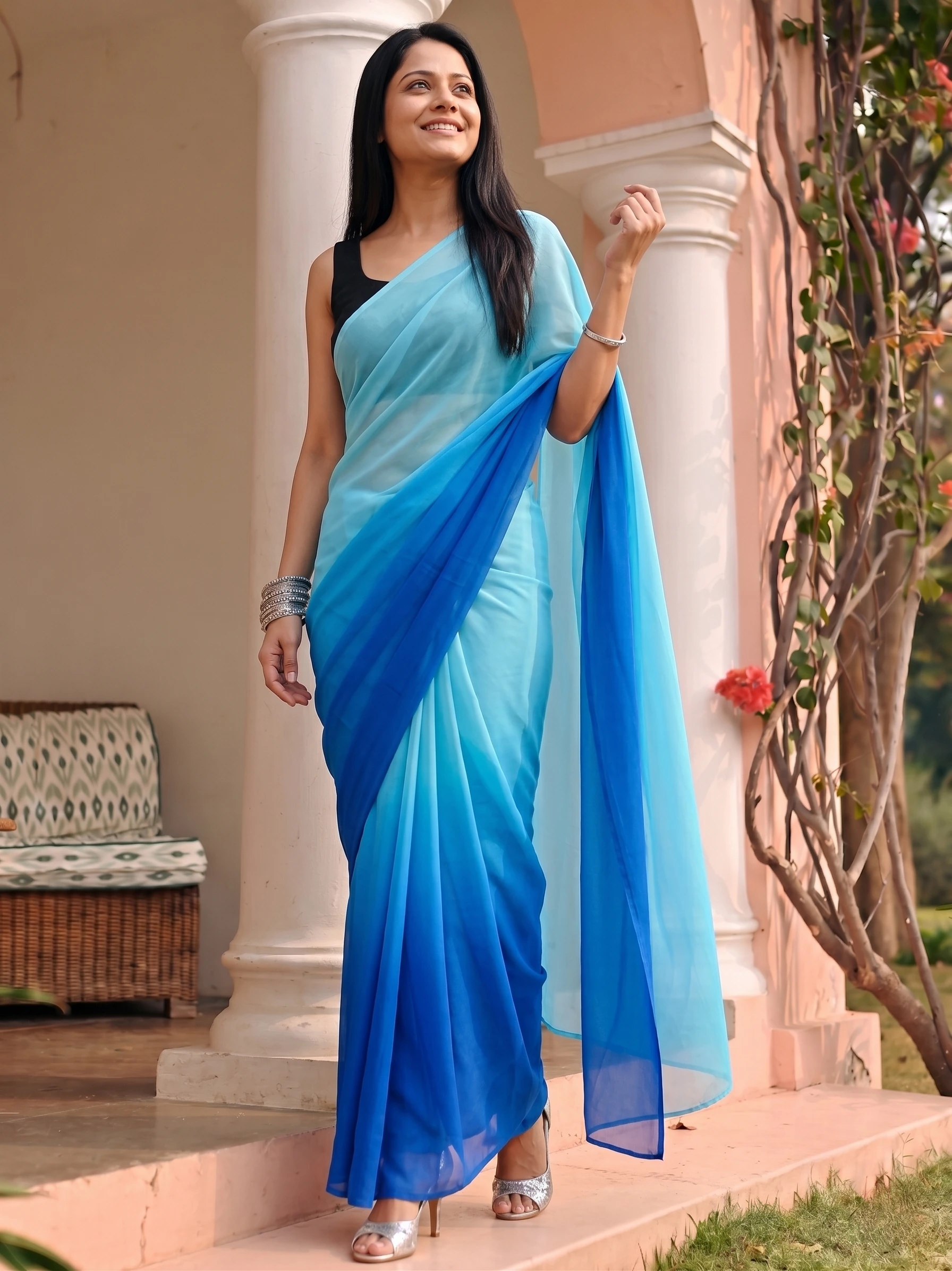 saree frame 3 of 6, generated on-model