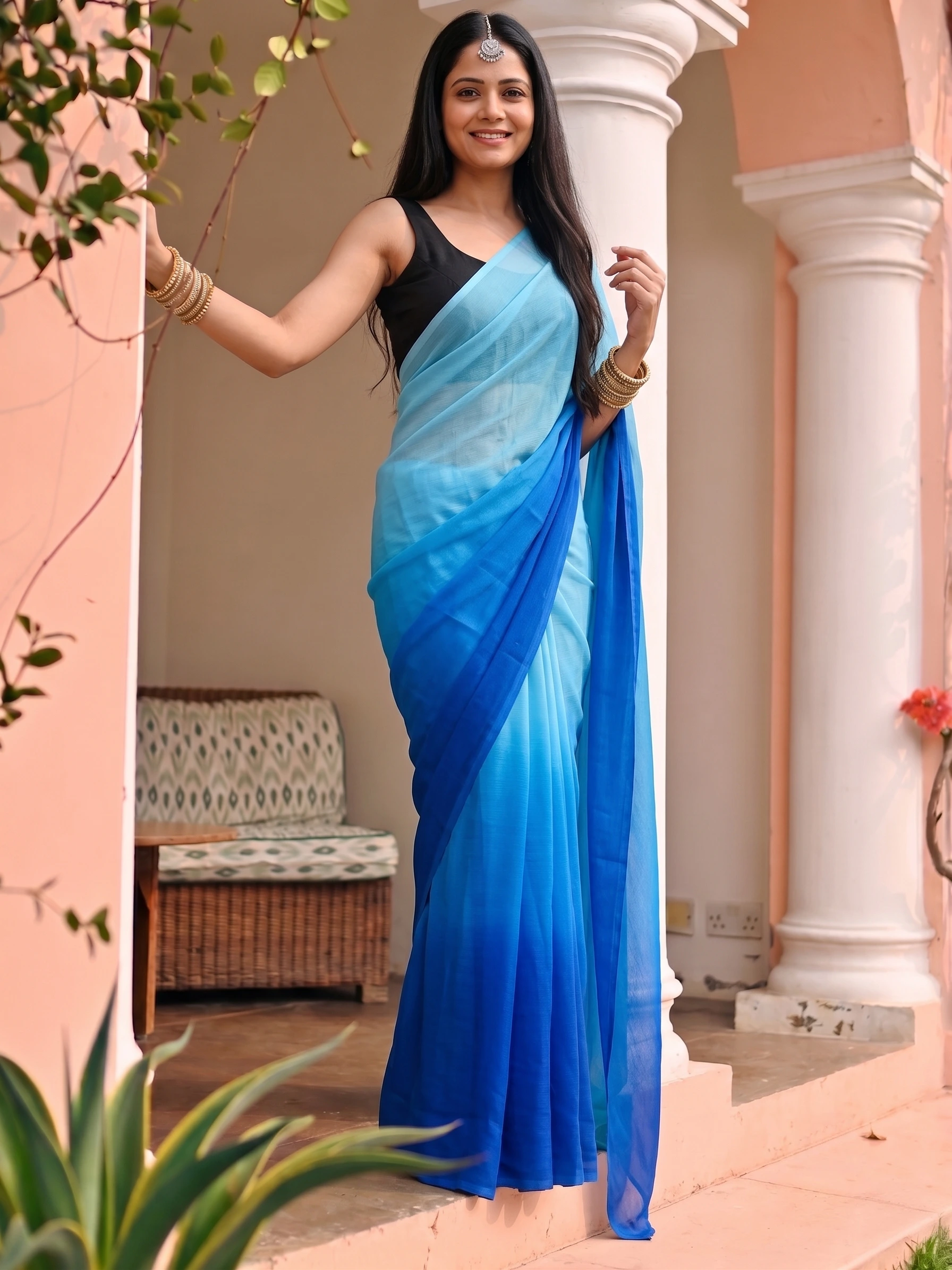 saree frame 4 of 6, generated on-model