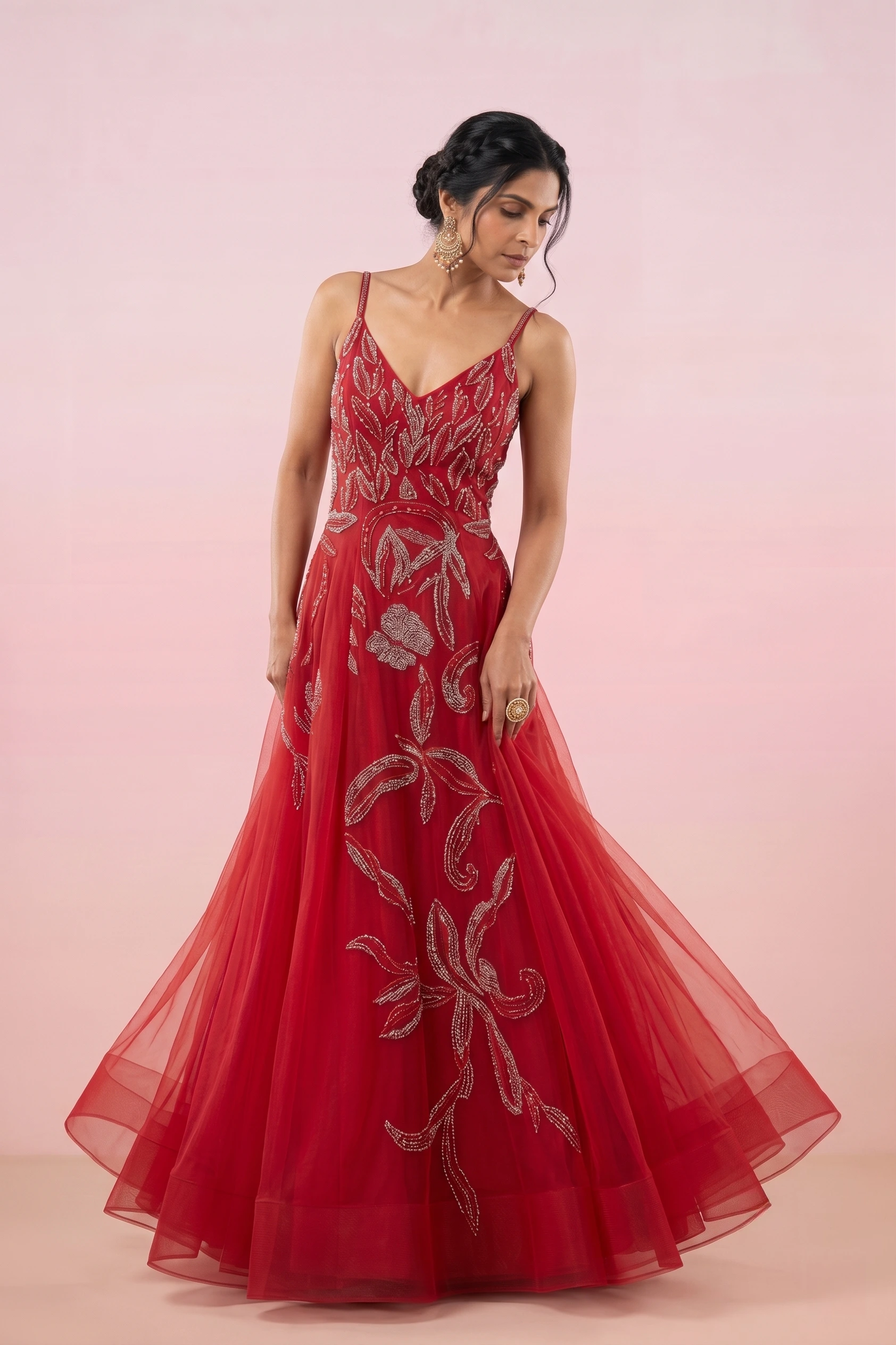 gown frame 2 of 6, generated on-model