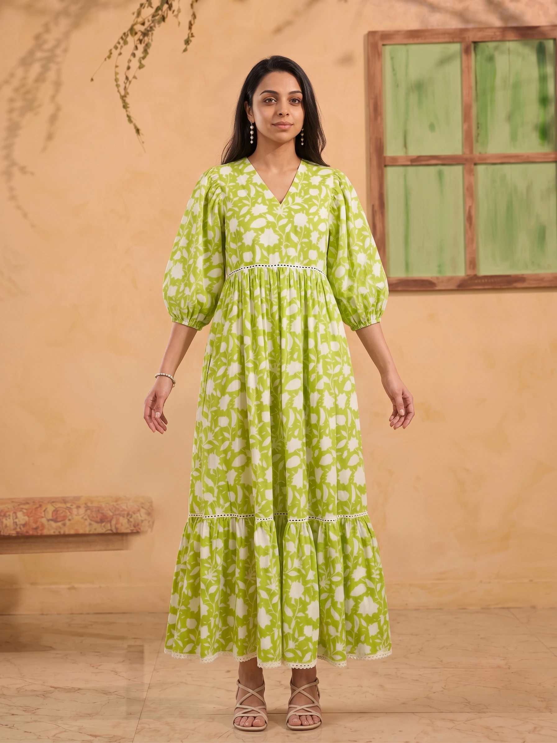 maxi dress frame 3 of 6, generated on-model